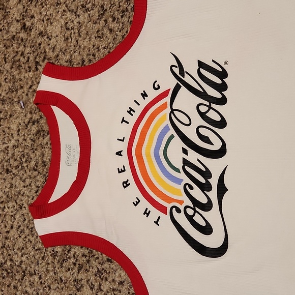 Coca-Cola Ribbed Rainbow Tank Top - Picture 2 of 10